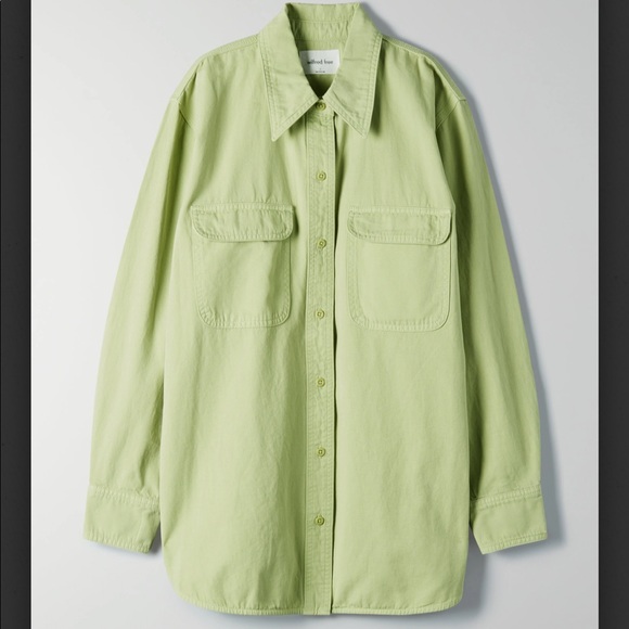 Aritzia Wilfred Free Nova Button Up Shirt Jacket (shacket) - Picture 3 of 4